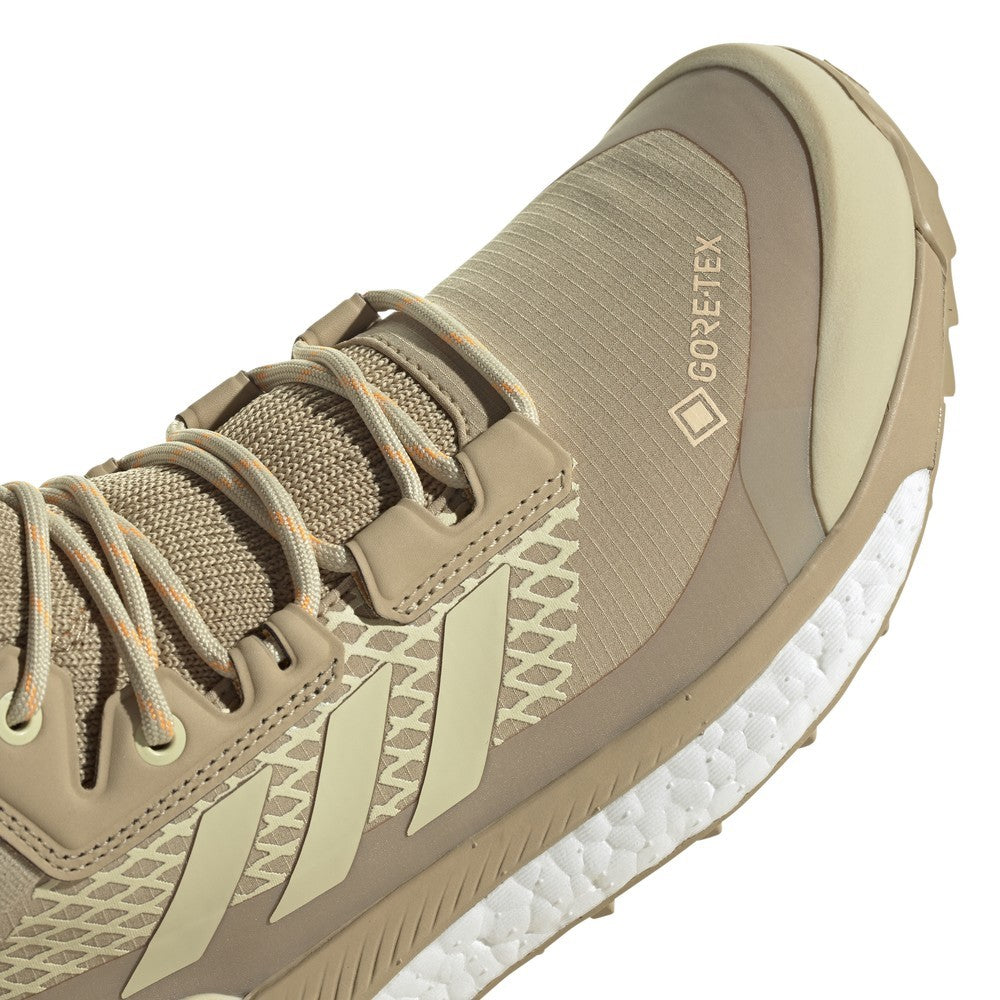 Terrex Free Hiker GTX Shoes Womens - Beige Tone/Sandy Beige/Pulse Amber