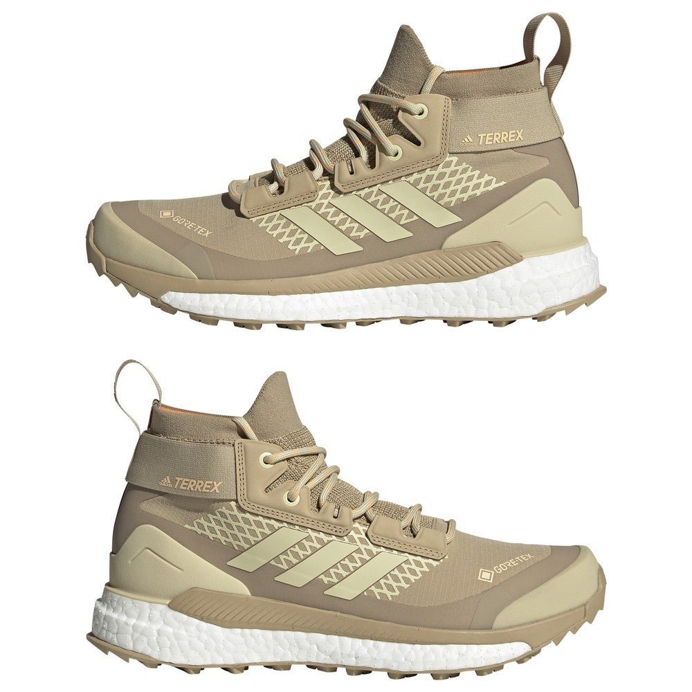 Terrex Free Hiker GTX Shoes Womens - Beige Tone/Sandy Beige/Pulse Amber