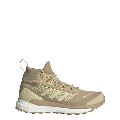 Terrex Free Hiker GTX Shoes Womens - Beige Tone/Sandy Beige/Pulse Amber