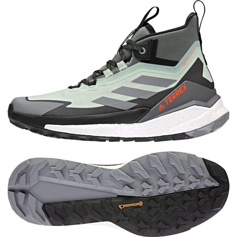 Terrex Free Hiker 2 GTX Shoes Mens - Linen Green/Grey Three/Impact Orange