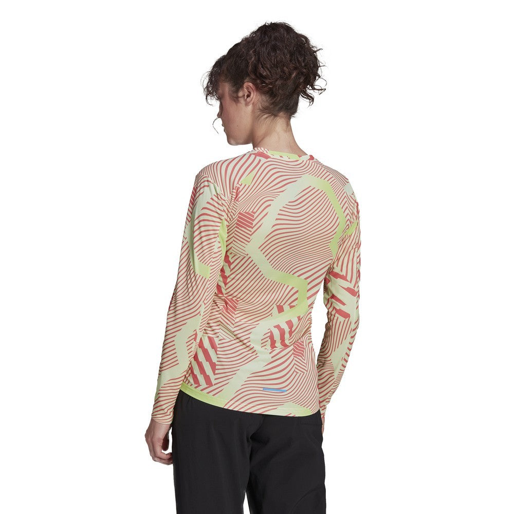 Trail GFX Top Womens - Almost Lime/Acid Red
