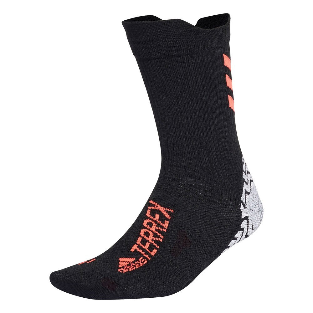 Terrex Traxion Crew Sock - Black/Turbo/Turbo