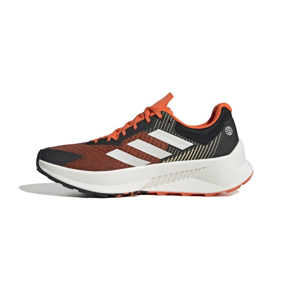 Terrex Soulstride Flow Shoes Mens - Core Black/Crystal White/Impact Orange