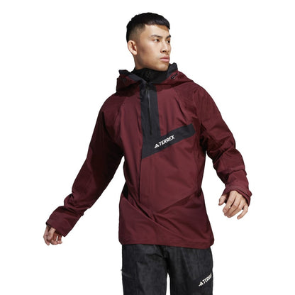 Techrock Rain.Rdy Anorak Mens - Shadow Red