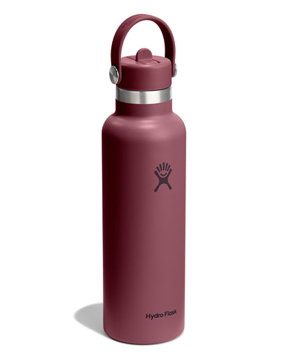 21oz Standard Flex Straw Cap - Burgundy