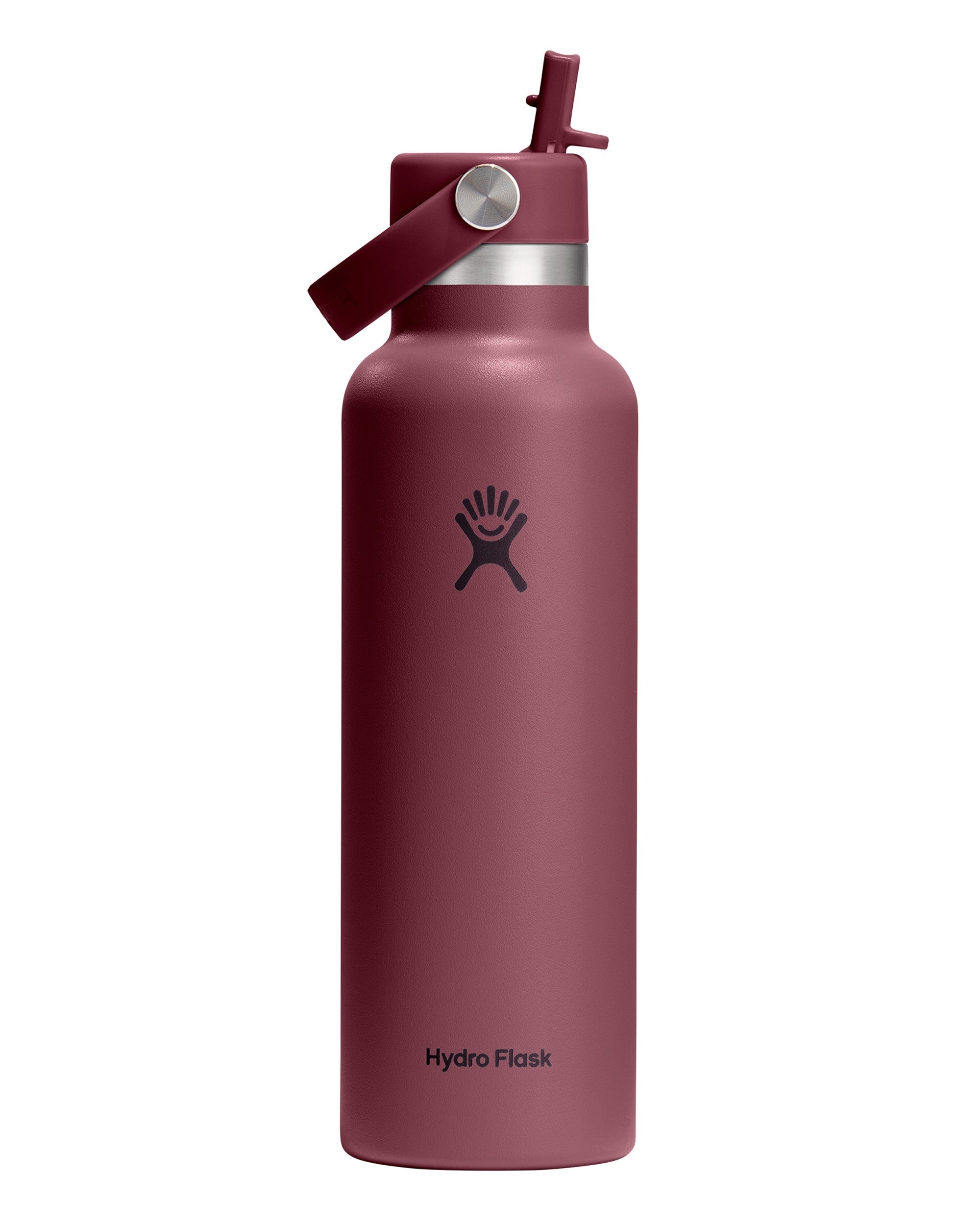 21oz Standard Flex Straw Cap - Burgundy