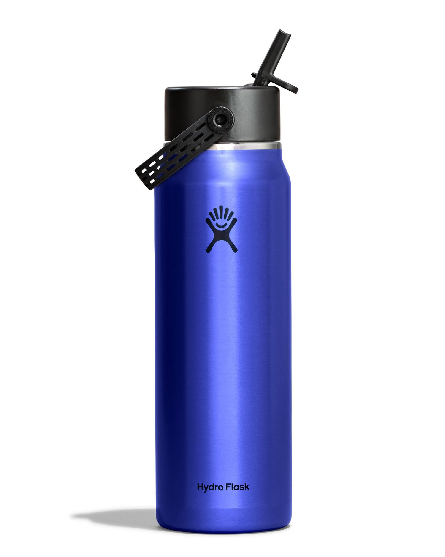 32oz Lightweight Wide Flex Straw Cap - Sapphire Blue