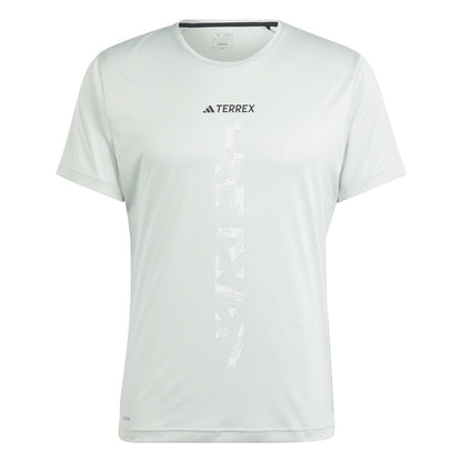 Agravic Trail Running T-Shirt Mens - Wonder Silver