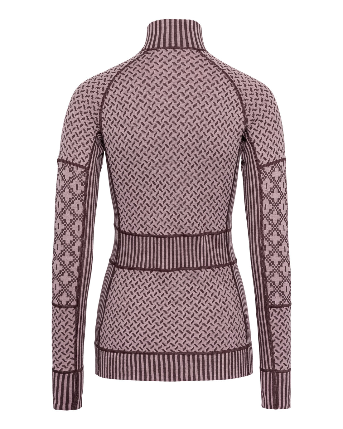 Smekker Half Zip Base Layer Womens - Cocoa Powder