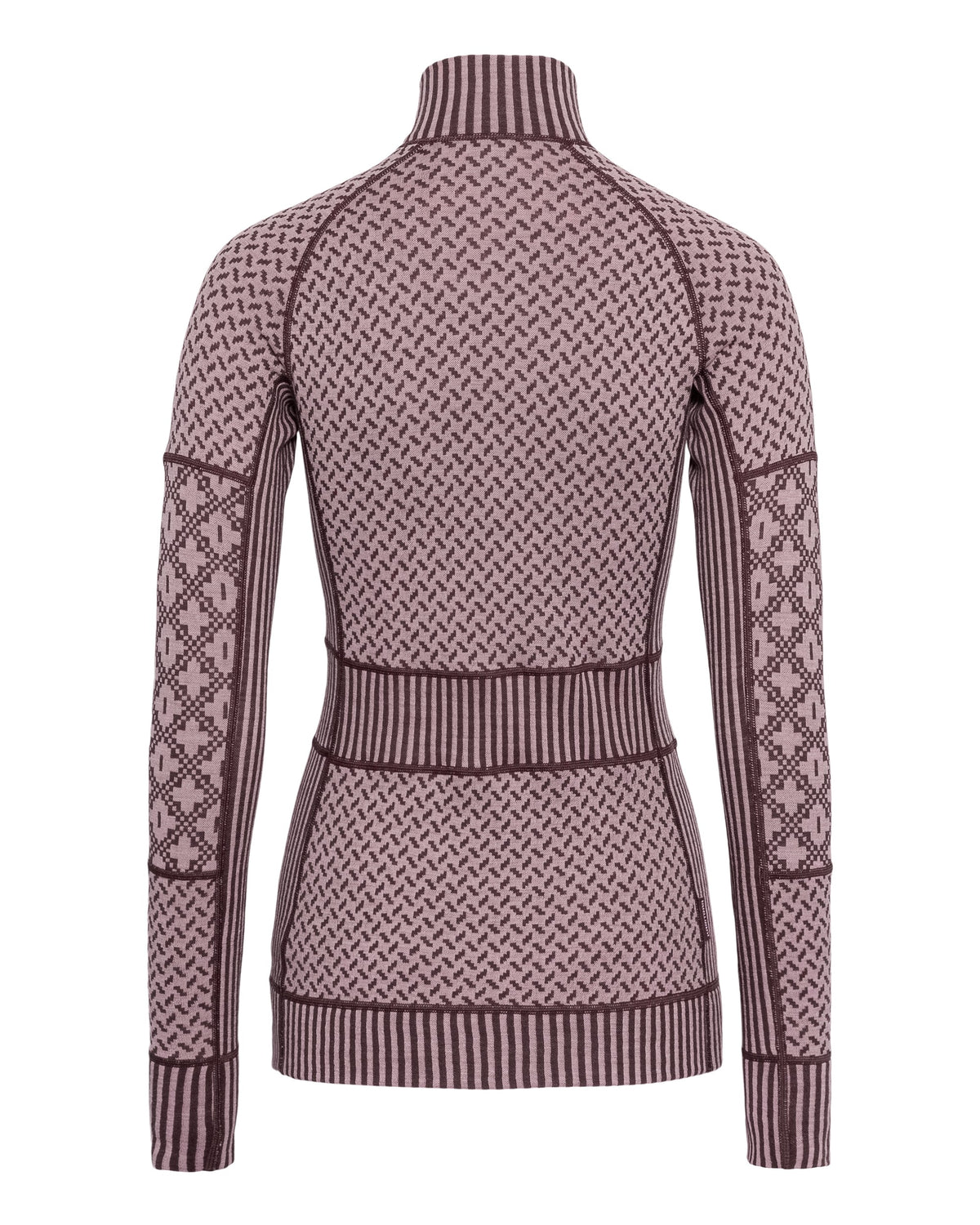 Smekker Half Zip Base Layer Womens - Cocoa Powder