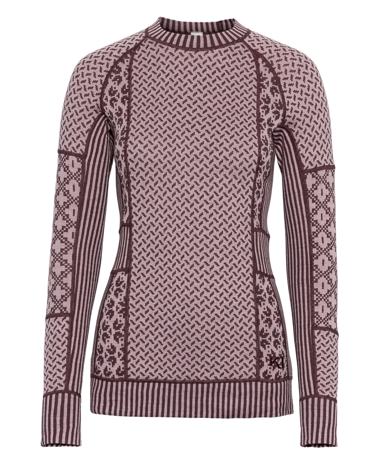 Smekker Long Sleeve Baselayer Womens - Cocoa Powder