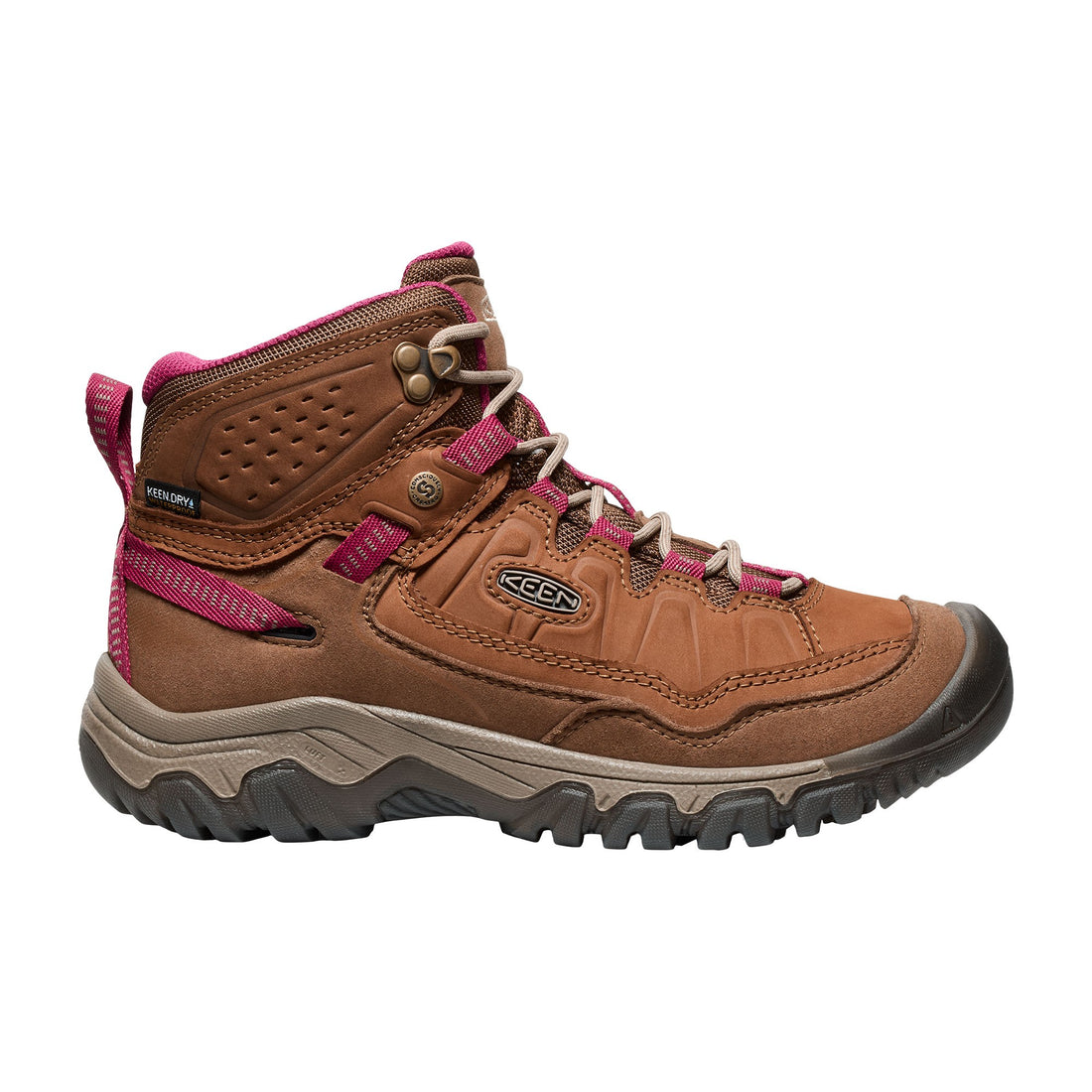 Targhee IV Mid Waterproof Womens - Bison/Beaujolais