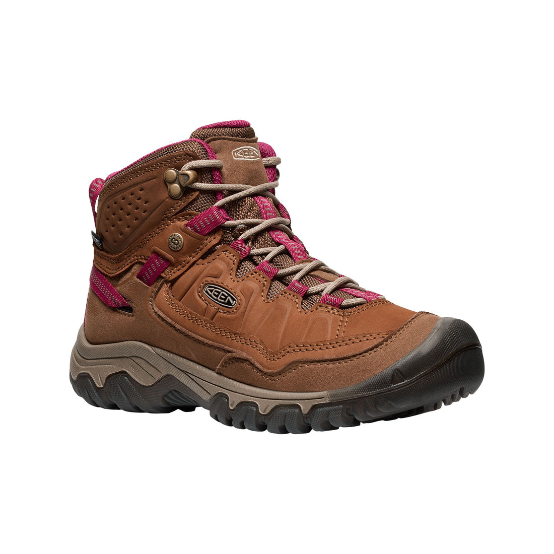 Targhee IV Mid Waterproof Womens - Bison/Beaujolais