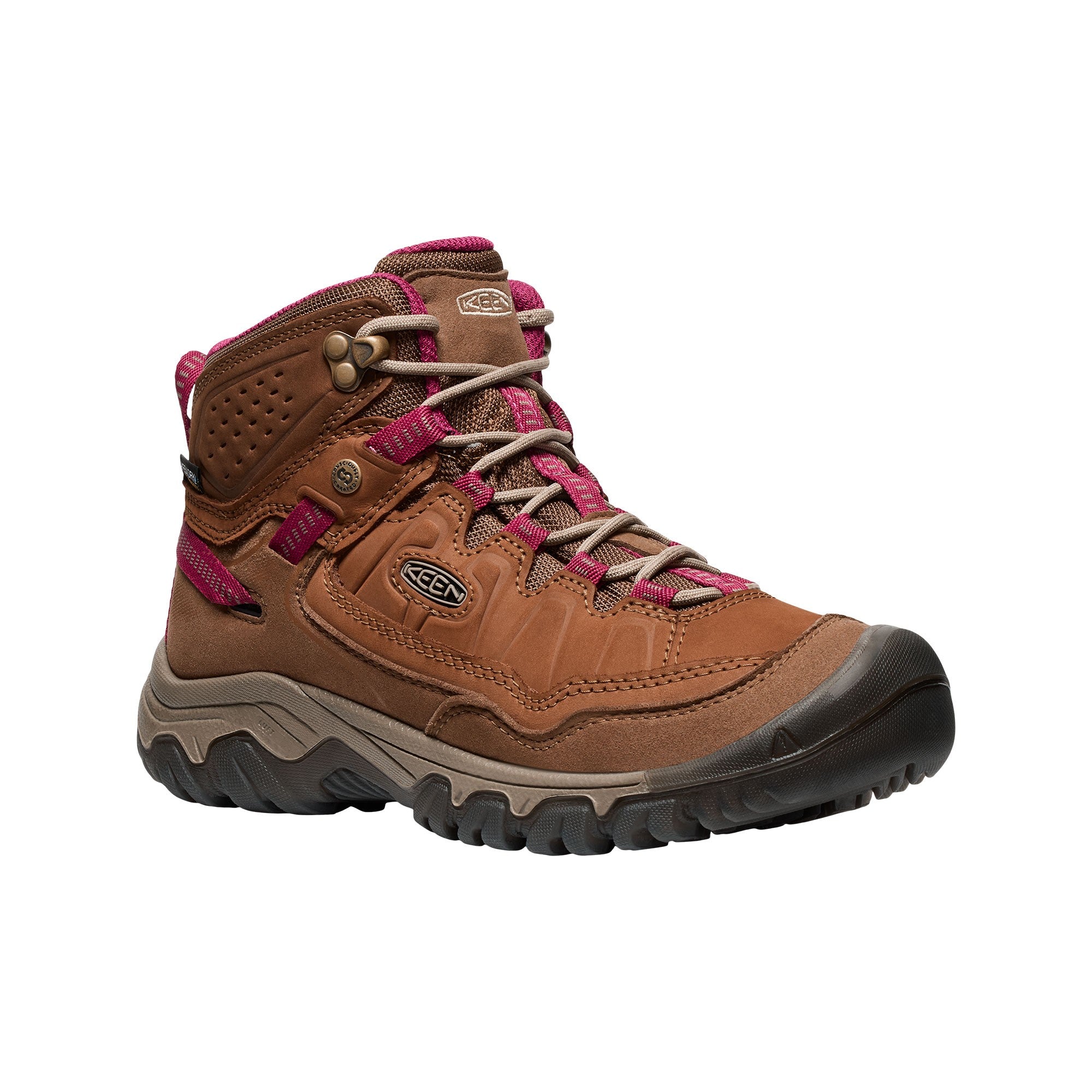 Targhee IV Mid Waterproof Womens - Bison/Beaujolais
