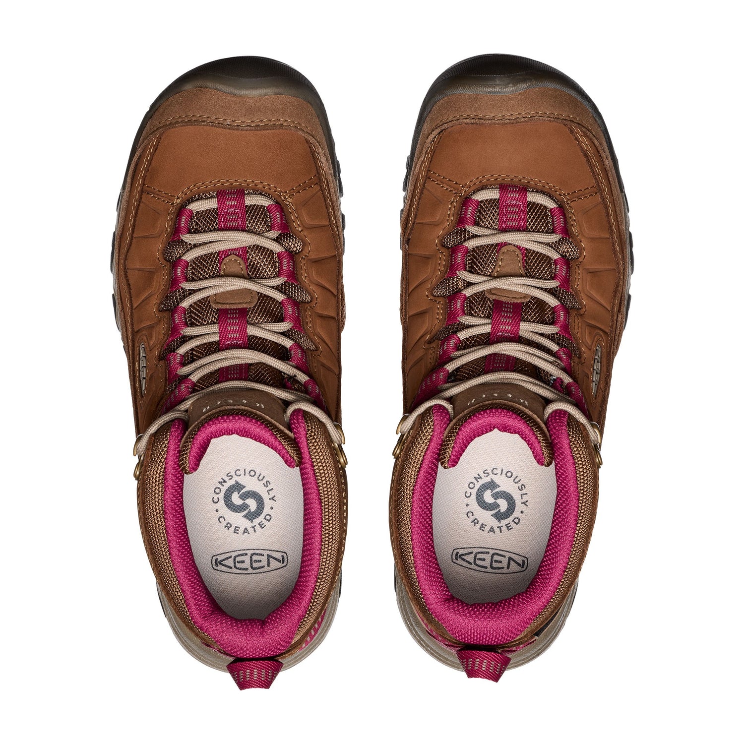 Targhee IV Mid Waterproof Womens - Bison/Beaujolais
