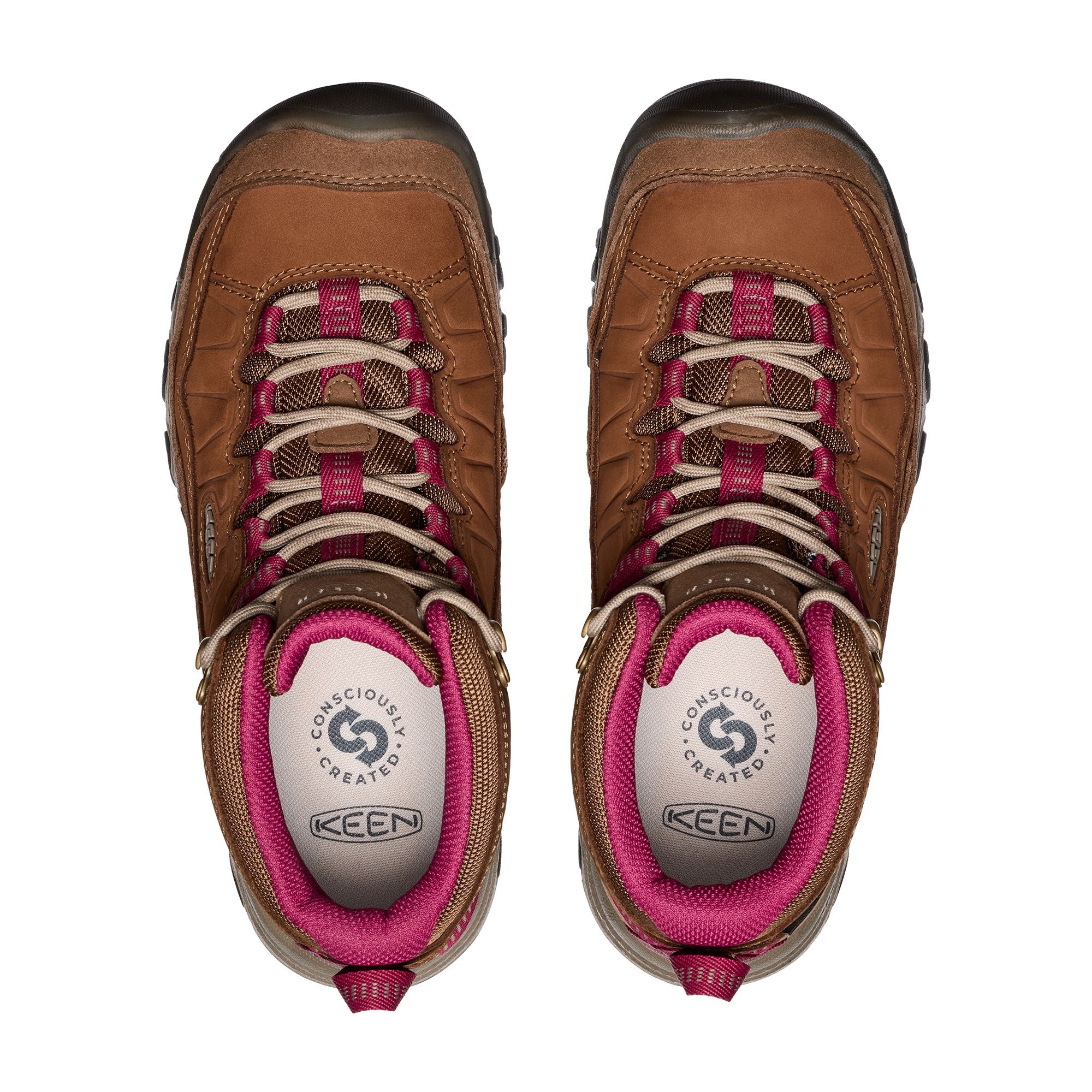 Targhee IV Mid Waterproof Womens - Bison/Beaujolais