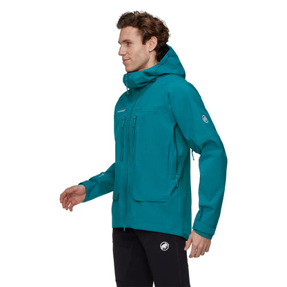 Crater Pro HS Hooded Jacket Mens - Deep Teal
