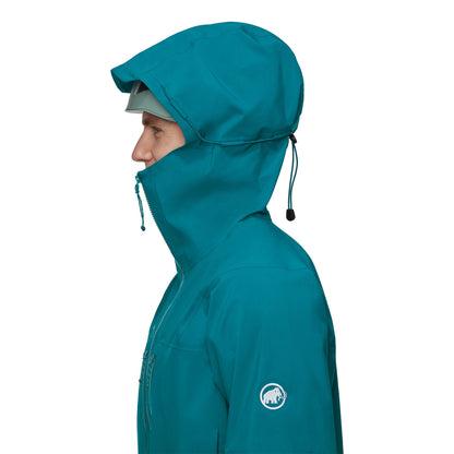 Crater Pro HS Hooded Jacket Mens - Deep Teal