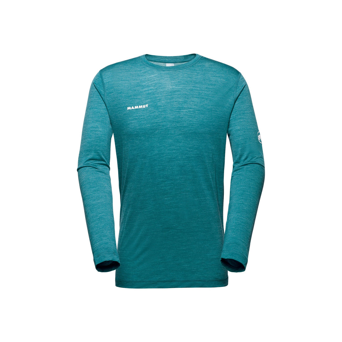 Tree Wool FL Long Sleeve Mens - Deep Teal Melange