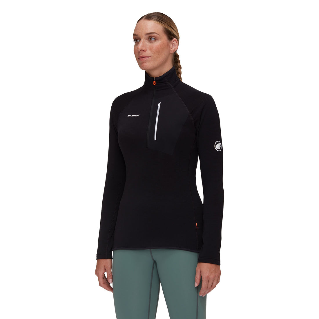 Aenergy Light ML Half Zip Pullover Womens - Black