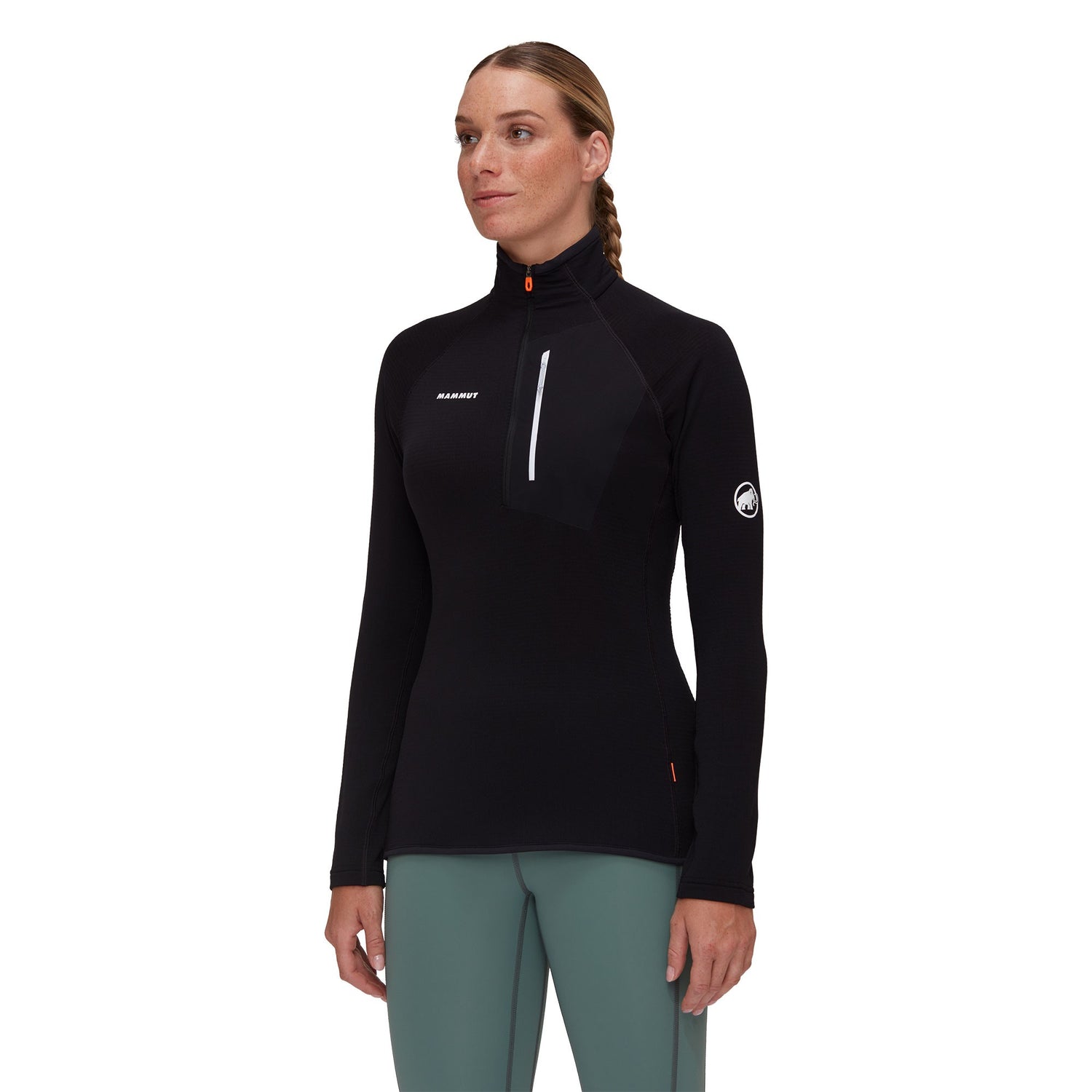 Aenergy Light ML Half Zip Pullover Womens - Black