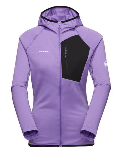 Aenergy Light ML Hooded Jacket Womens - Lavandin-Black