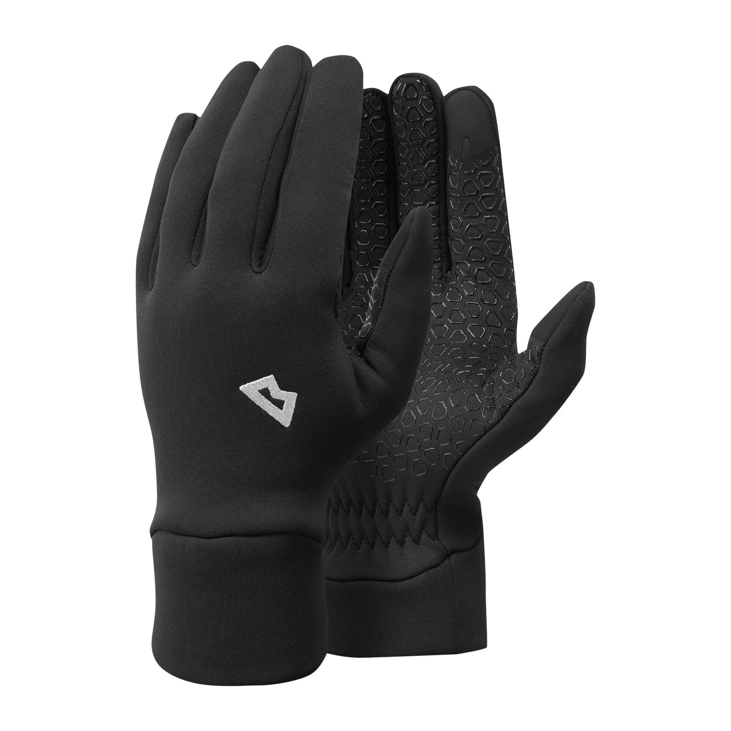 Stretch Fleece Grip Glove - Black