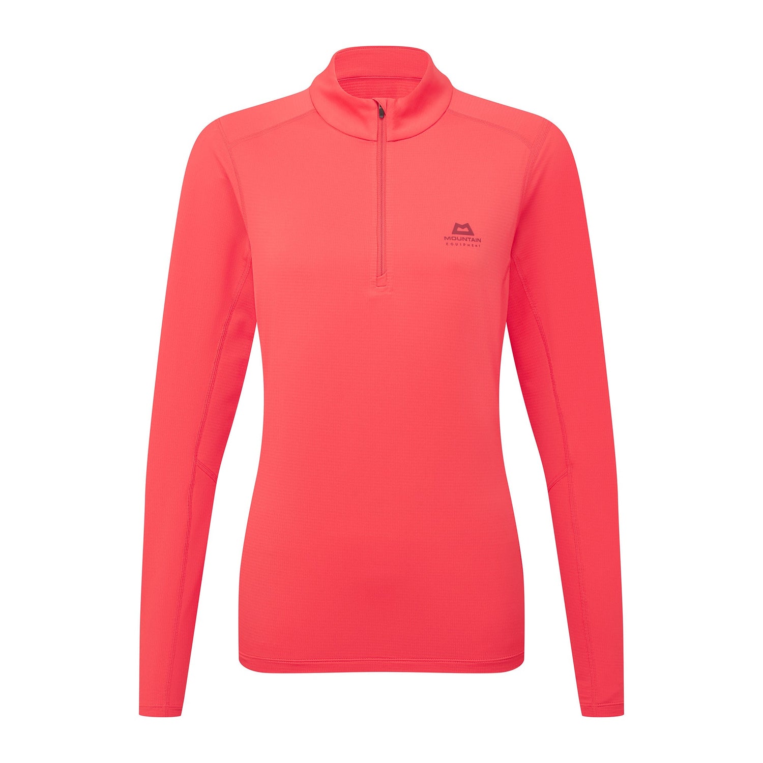 Cerrig LS Zip T Womens - Hibiscus