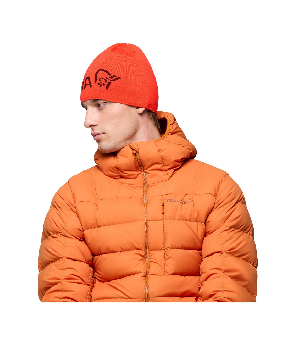 /29 Light MerinoUll Logo Beanie - Baked Apple