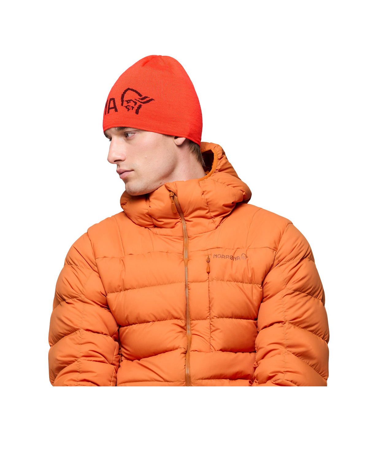 /29 Light MerinoUll Logo Beanie - Baked Apple