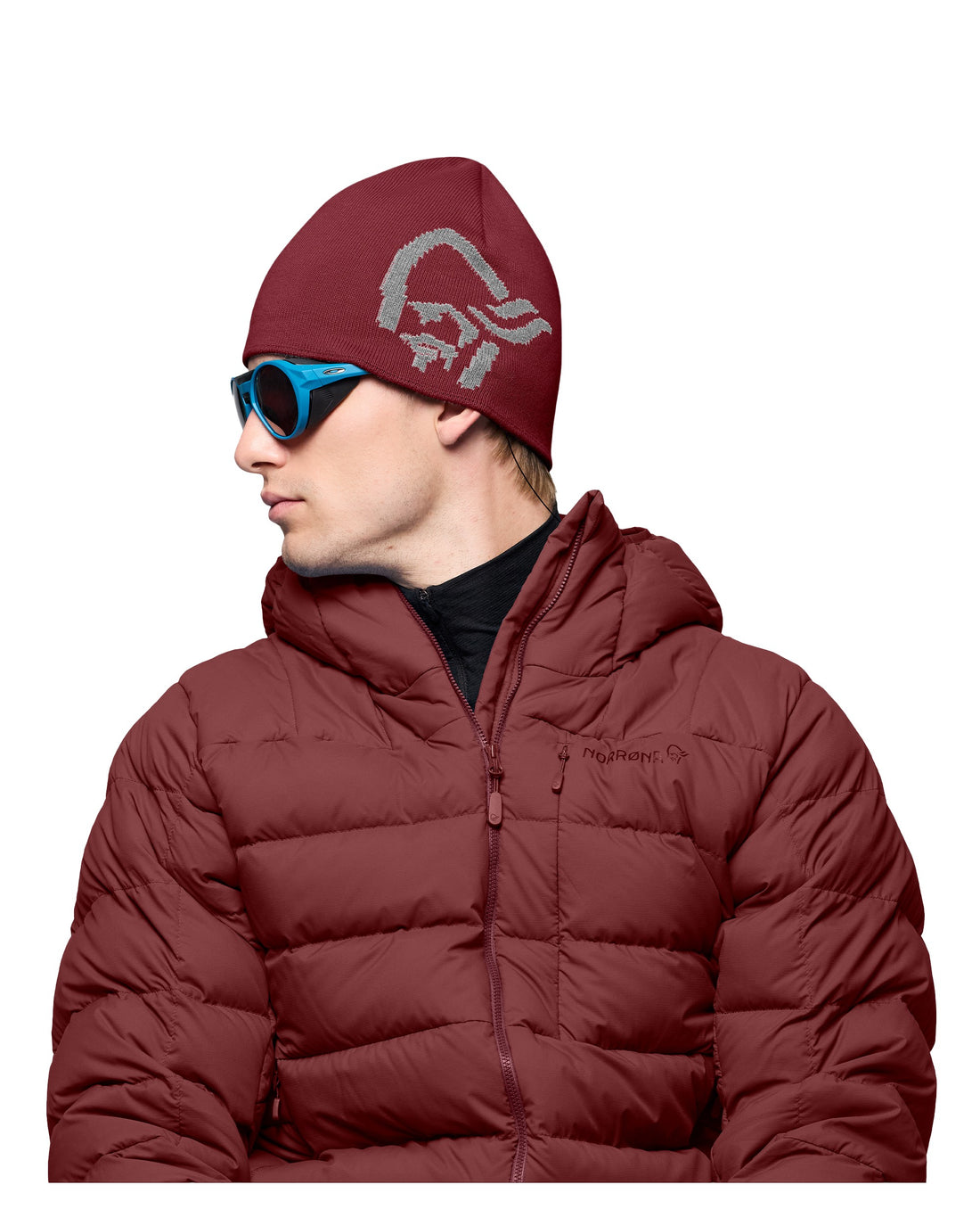 /29 Mid Cotton Logo Beanie - Port