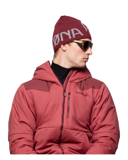/29 Mid MerinoUll Logo Beanie - Port