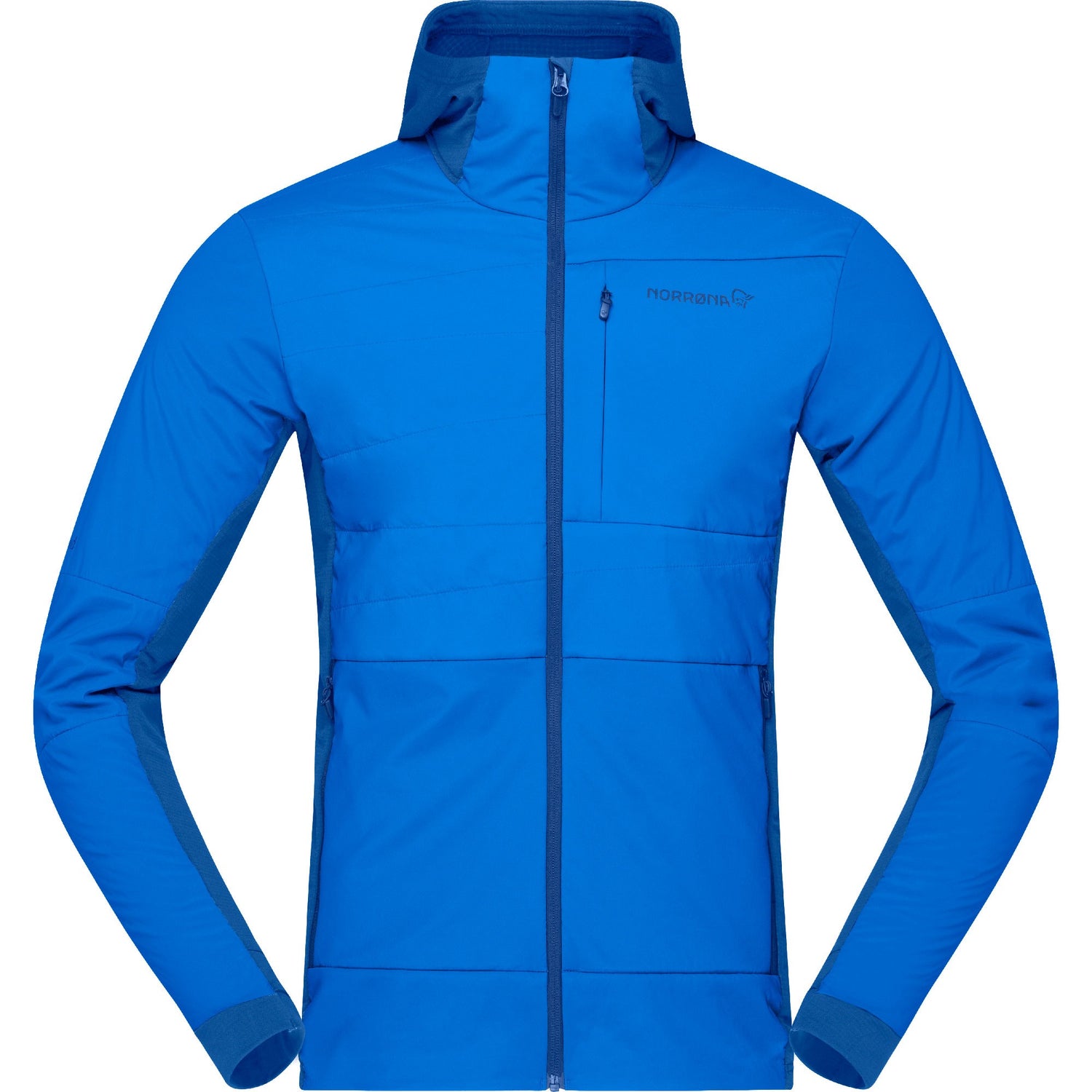 Falketind Alpha90 Insulated Zip Hood Mens - Skydiver