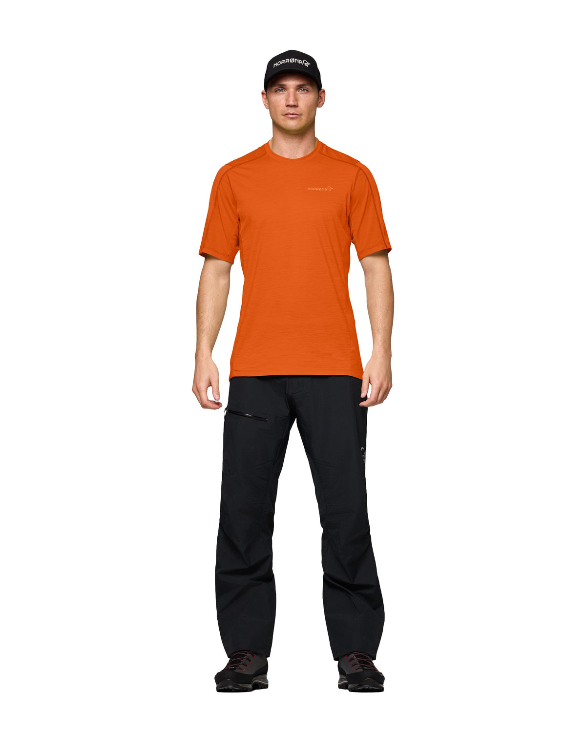 Falketind EqualiserUll T-Shirt Mens - Gold Flame