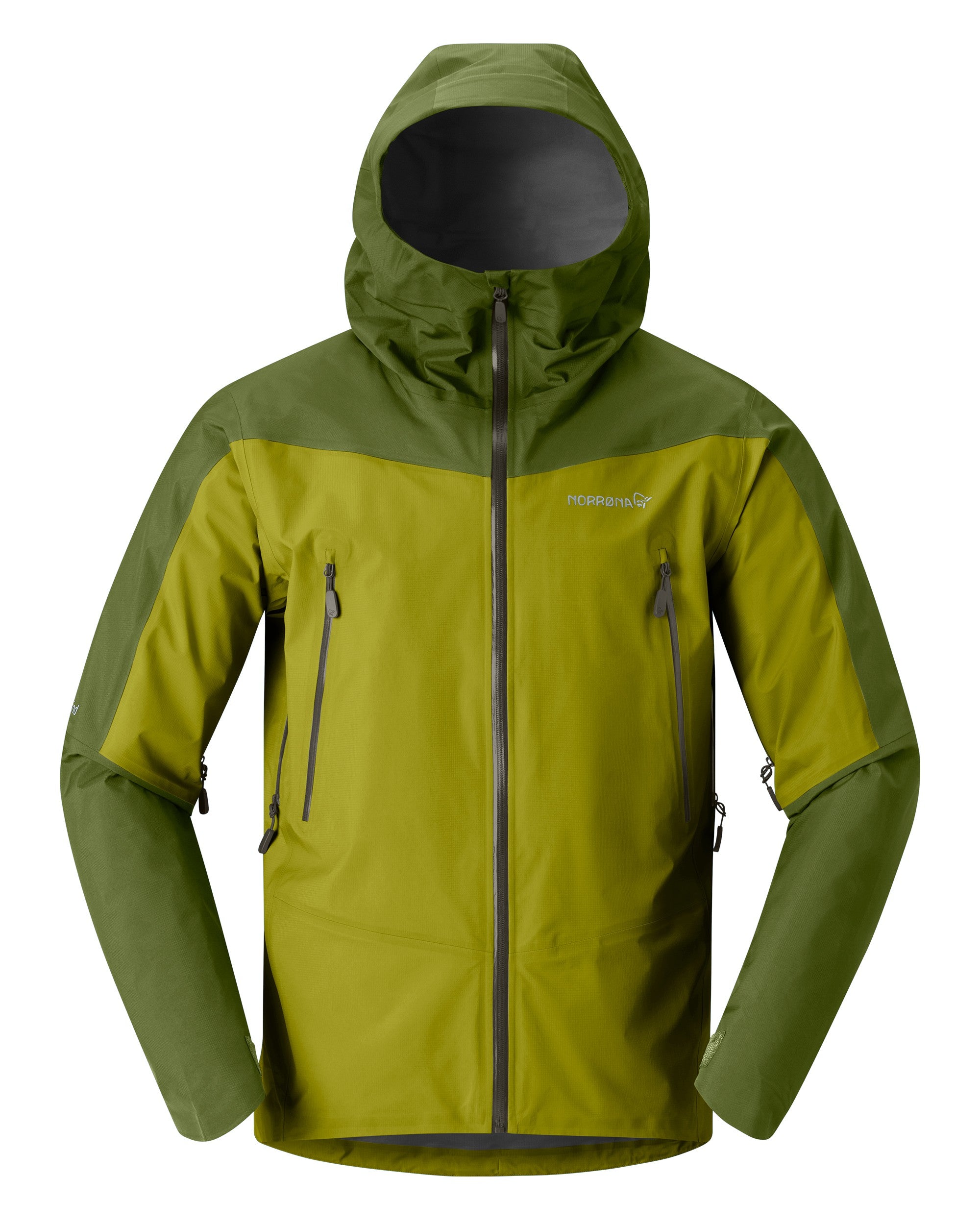 Falketind Gore-Tex Jacket Mens - Golden Lime/Pesto