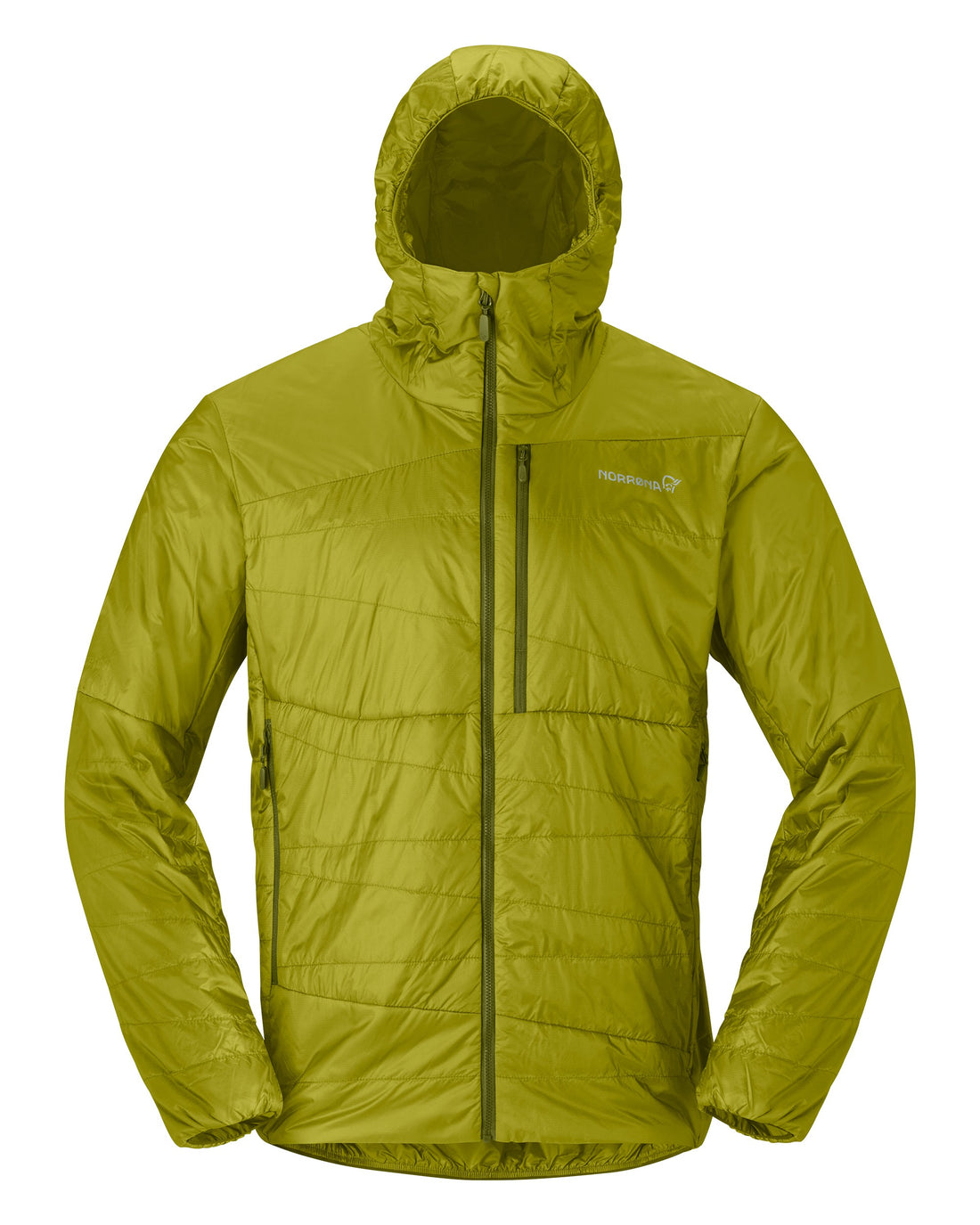 Falketind Thermo40 Zip Hood Mens - Golden Lime