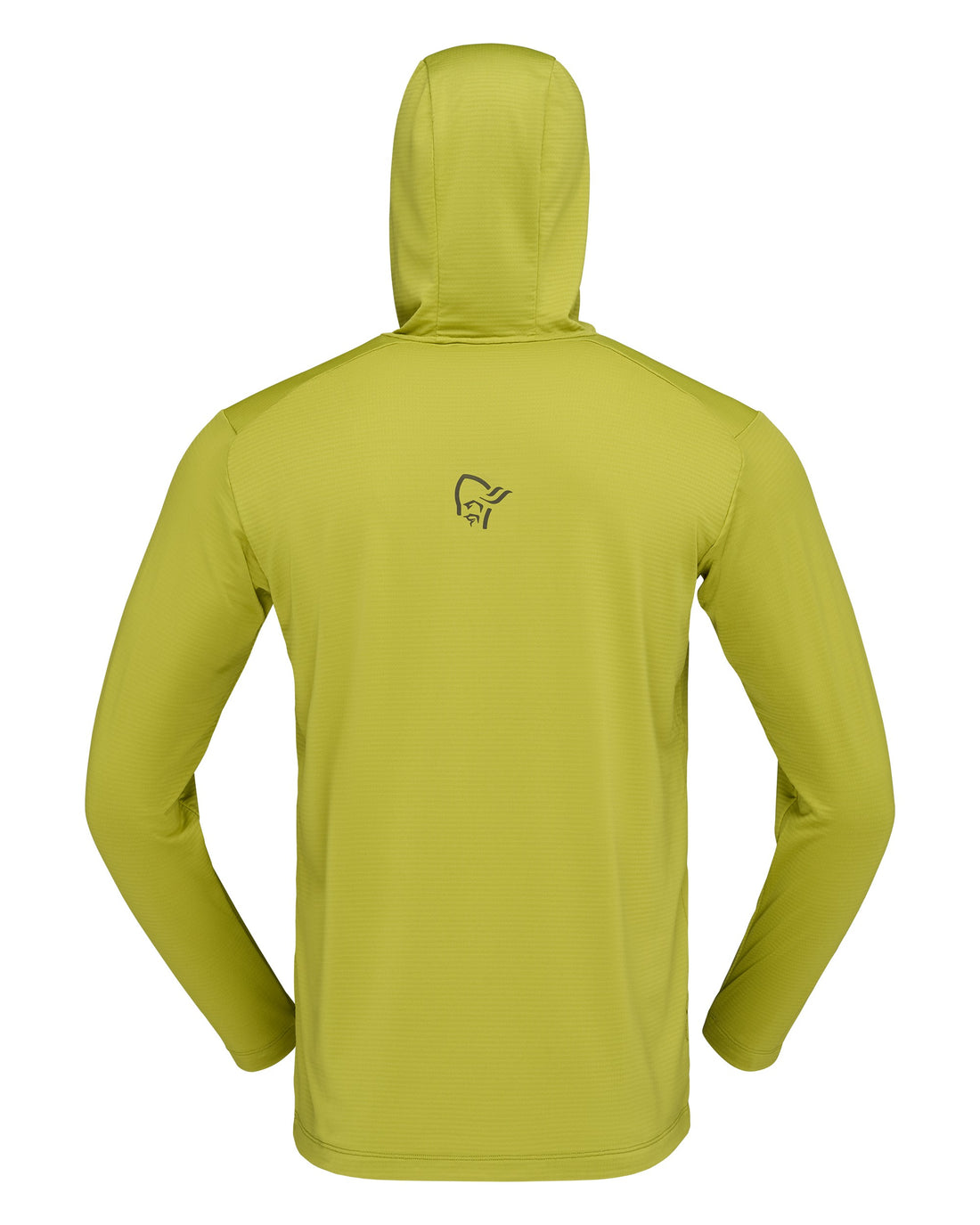 Falketind Warm1 Hood Mens - Golden Lime/Olive Night