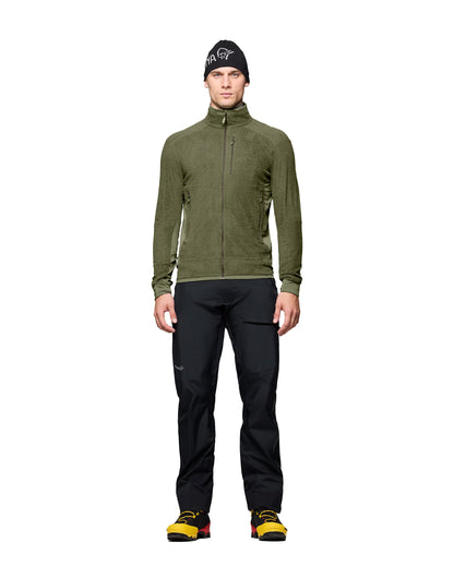 Falketind Warm1 Active Jacket Mens - Deep Lichen Green
