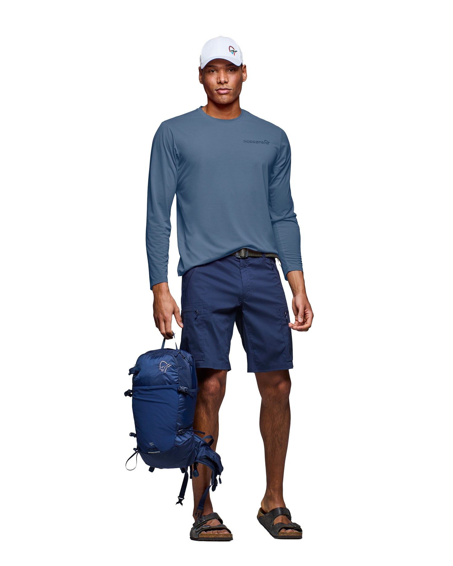 Femund Tech Long Sleeve Mens - Vintage Indigo