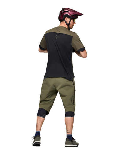 Fjora Equaliser T-Shirt Mens - Olive Night/Caviar Black