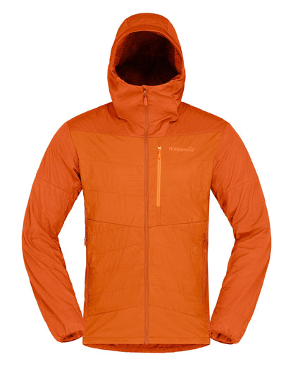 Lyngen Thermo100 Active Zip Hood Mens - Gold Flame