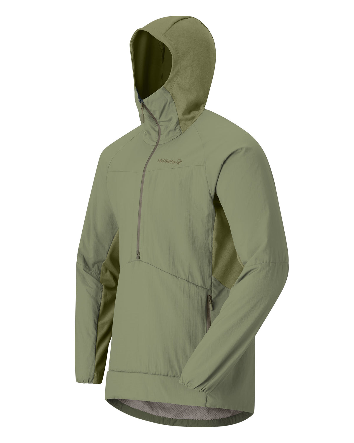 More Octa Zip Hood Mens - Deep Lichen Green