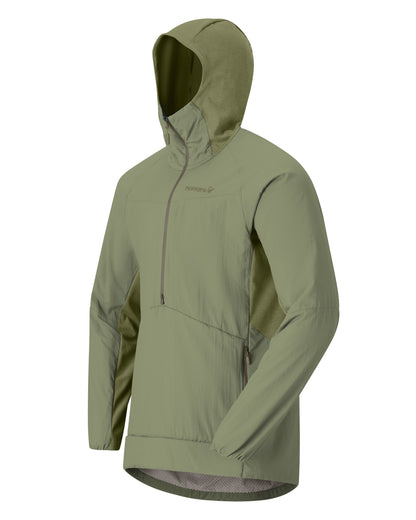 More Octa Zip Hood Mens - Deep Lichen Green