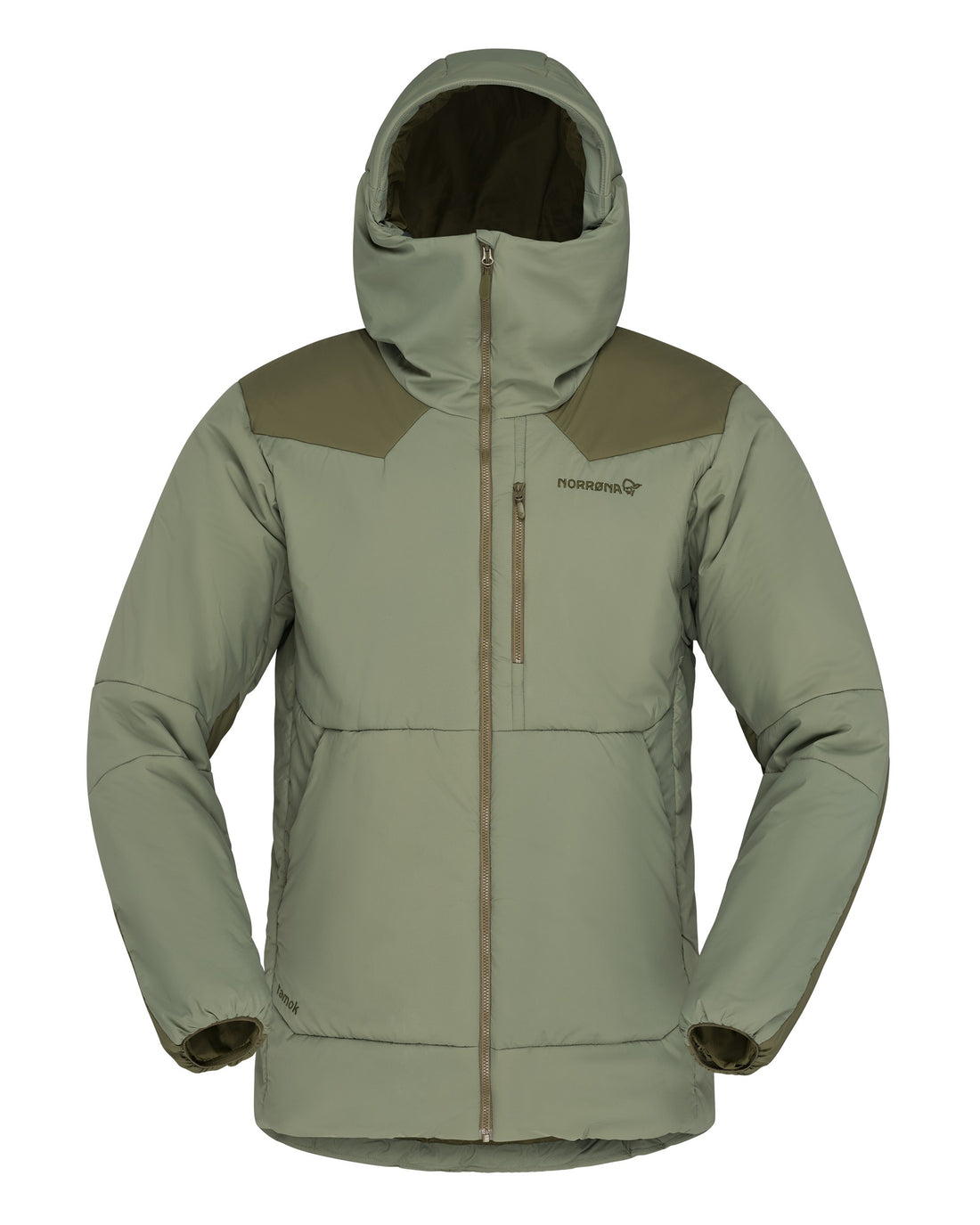 Tamok Thermo80 Zip Hood Mens - Olive Night/Deep Lichen Green