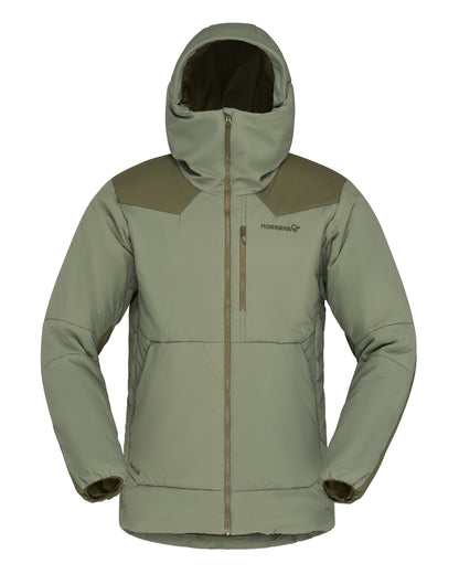 Tamok Thermo80 Zip Hood Mens - Olive Night/Deep Lichen Green