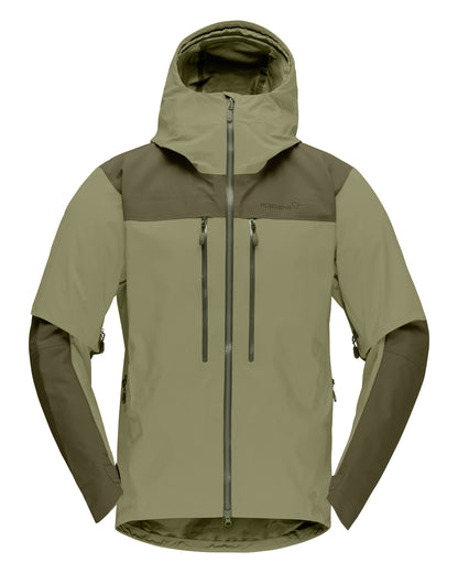 Trollveggen Gore-Tex Pro Light Jacket Mens - Olive Night/Deep Lichen Green