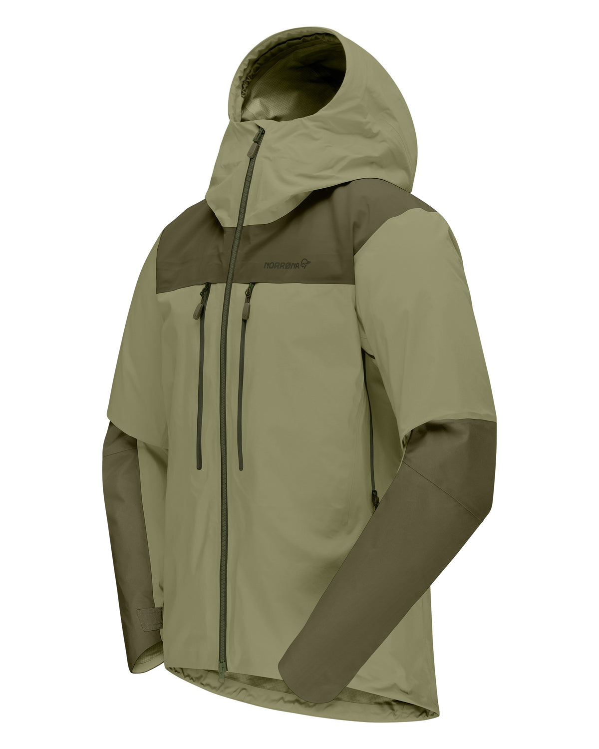 Trollveggen Gore-Tex Pro Light Jacket Mens - Olive Night/Deep Lichen Green