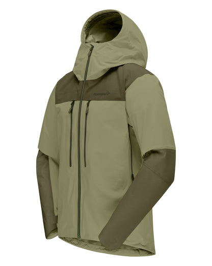 Trollveggen Gore-Tex Pro Light Jacket Mens - Olive Night/Deep Lichen Green