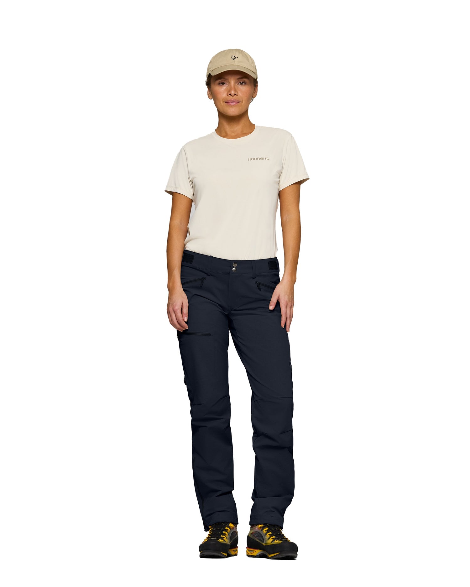 Falketind Flex1 Pants Womens - Caviar Black