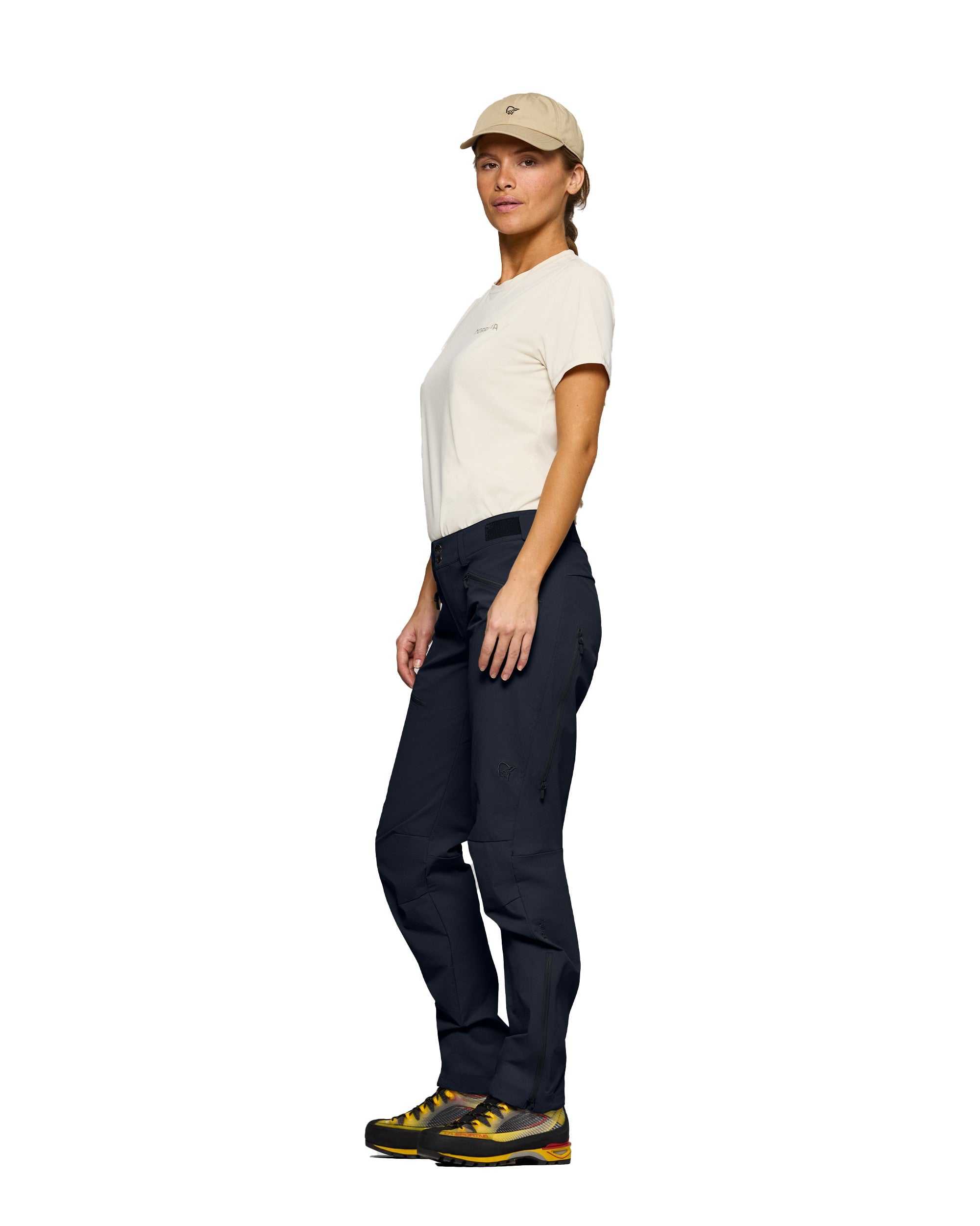 Falketind Flex1 Pants Womens - Caviar Black